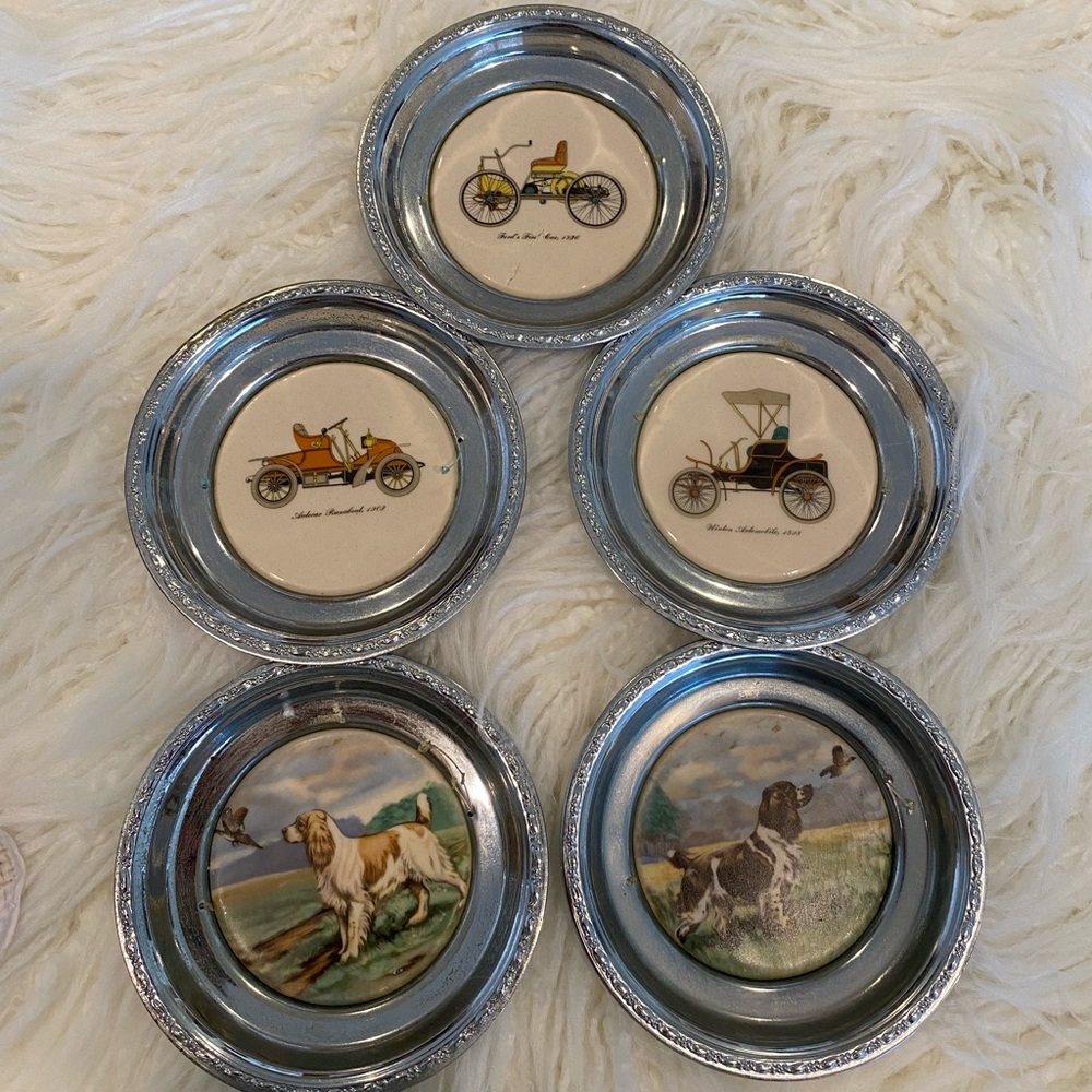 Vintage Comemorative Plates